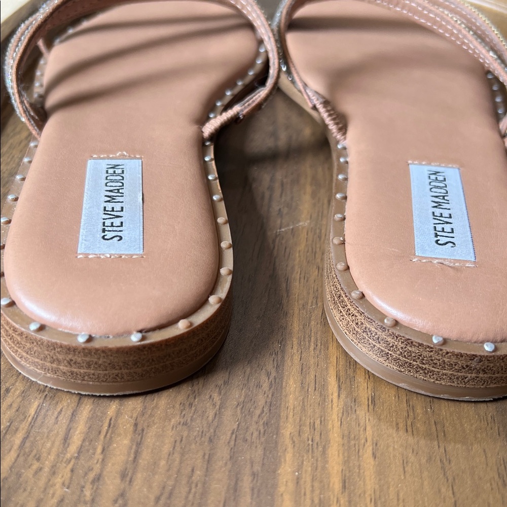 Steve Madden Rhinestone Sandals - Picture 6 of 7